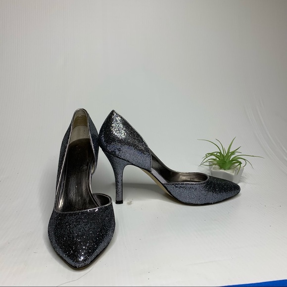 anne klein shoes silver